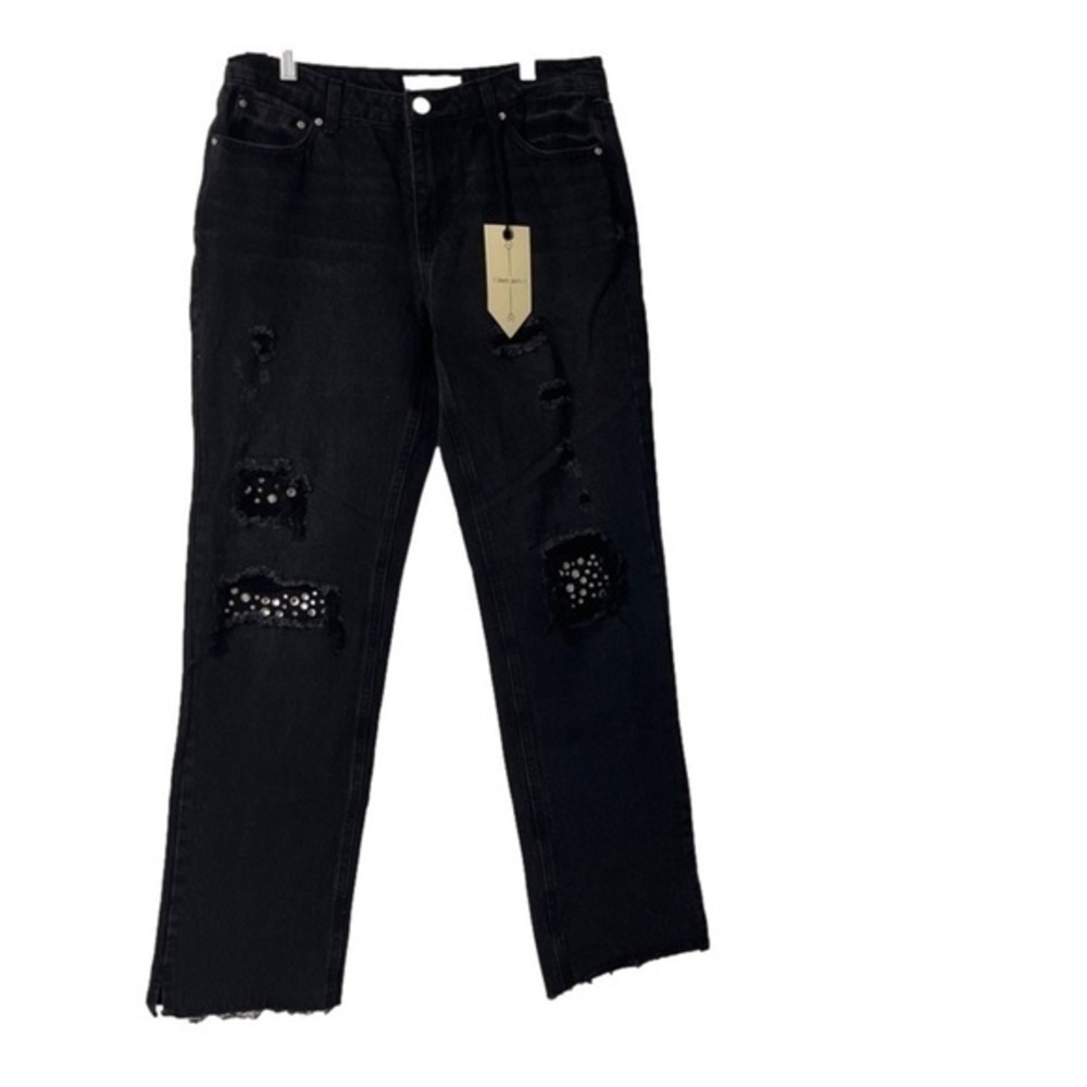 ⭐️ NWT- Banjara Black jeans with design- size 9/28
